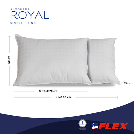 Almohada FLEX-H Royal King 50x90 cm