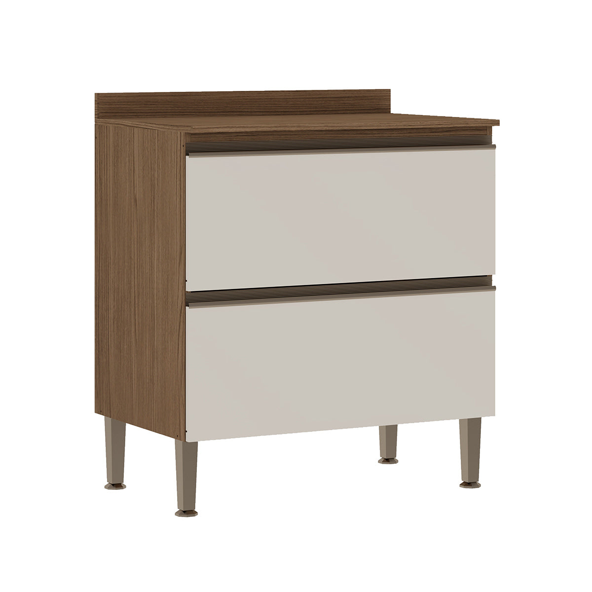 Mueble Base de Cocina 2 Cajones Conecta - Off White 1312M.0001