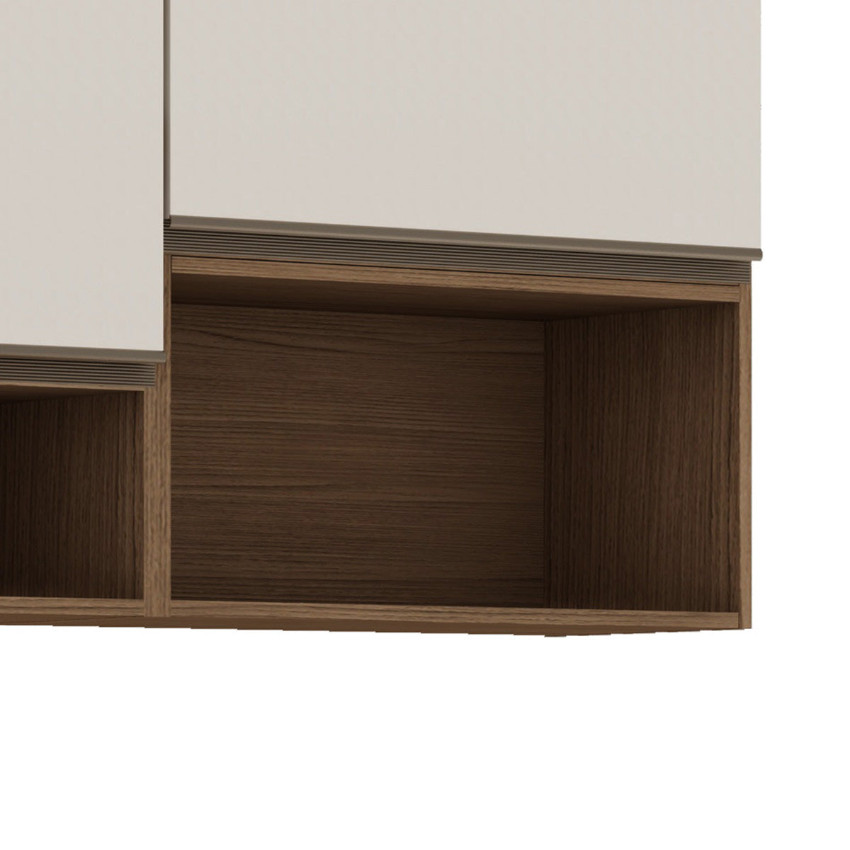 Mueble Mural de Cocina Aéreo Abierto Conecta 700 - Ebano 1315