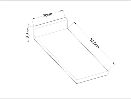 Cubierta Mueble Base de Cocina 200 - Ebano 1530.0001