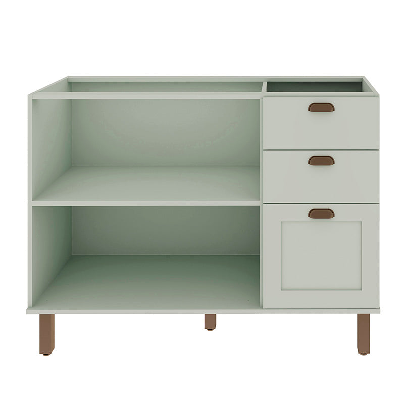 Mueble Base de Cocina 2 Puertas 3 Cajones 1200 Studio - Verde Menta 1532.0001