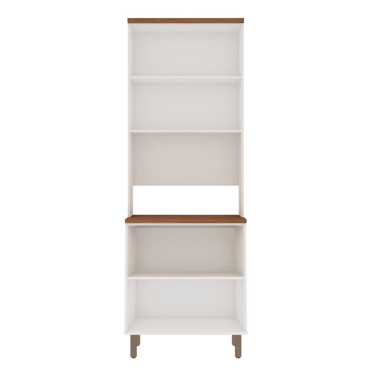 Despensa Alta de Cocina para Horno 2 Puertas de Vidrio 800 Studio - Blanco 1534.0002