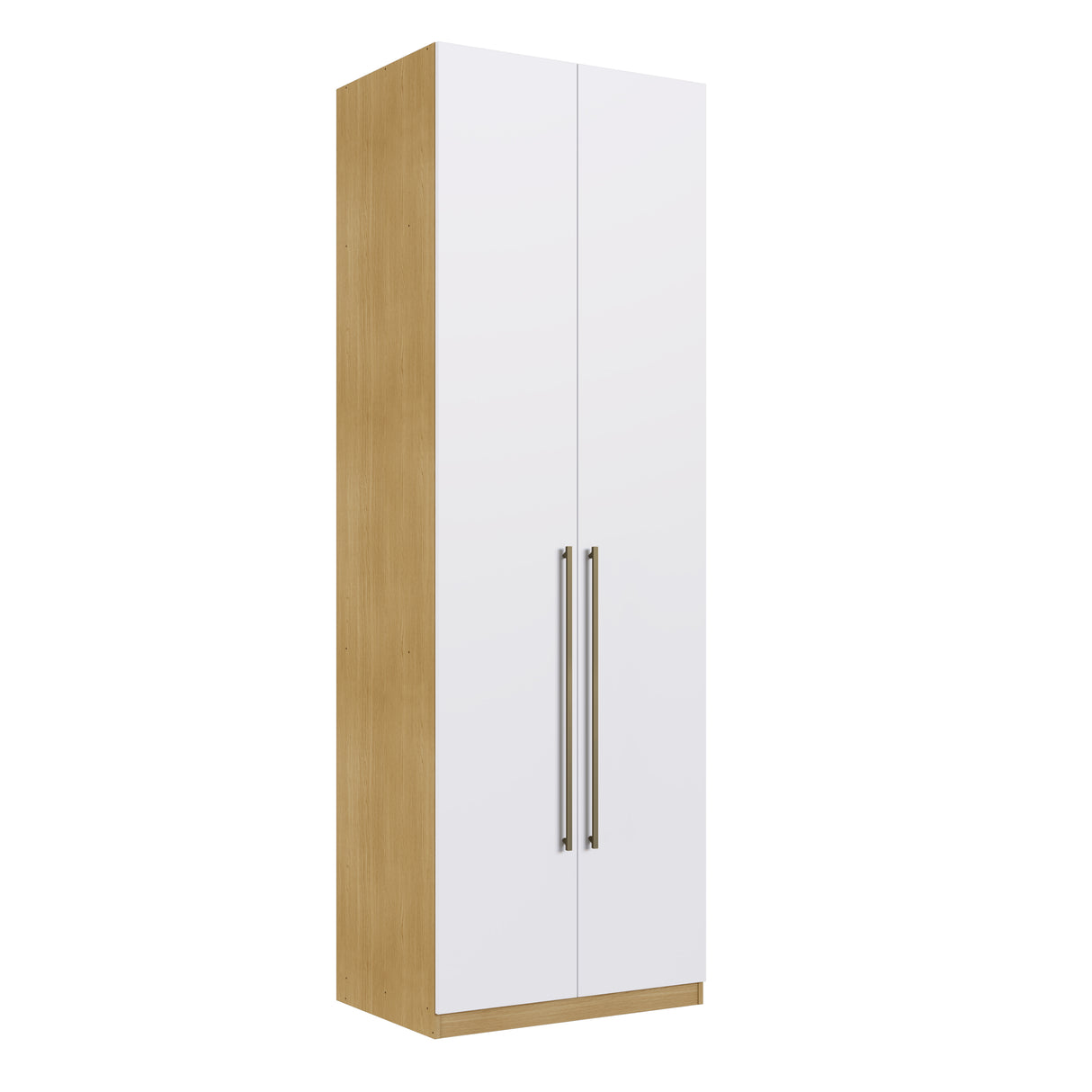 Ropero Infinity 2 Puertas y Doble Colgador de Ropa Blanco Savana 2056.0001