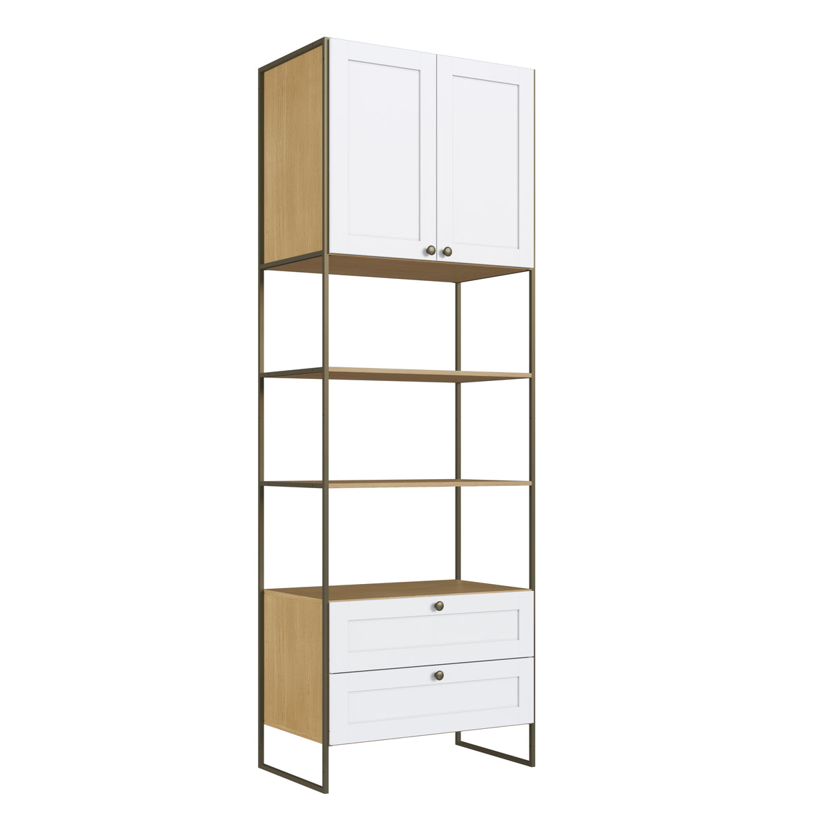 Closet Infinity 2 Cajones 3 Niveles 2 Puertas Savana Blanco