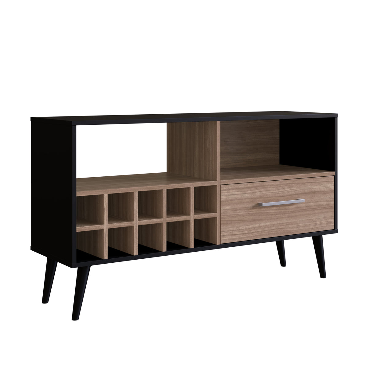 Rack Bar Arrimo Negro Castaño Emovell B107.088