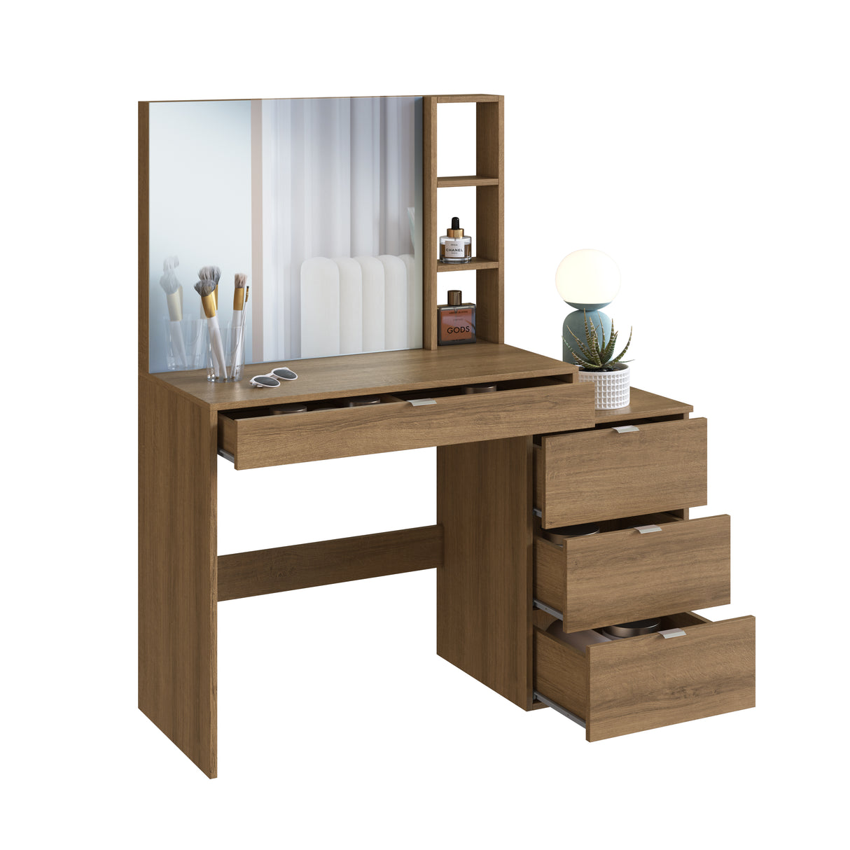 Tocador Nova Madera 3 Cajones B11.057