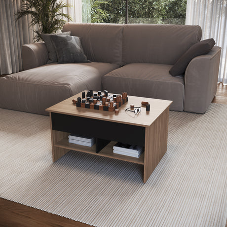 Mesa de Centro Elevable Nova Madera Negro B112.088