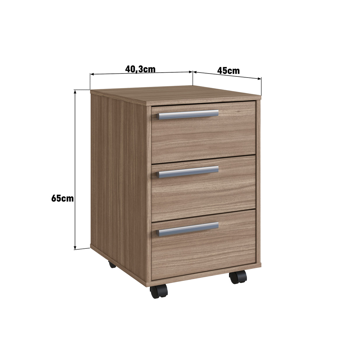 Cajonera Nova de oficina Castaño B26.057