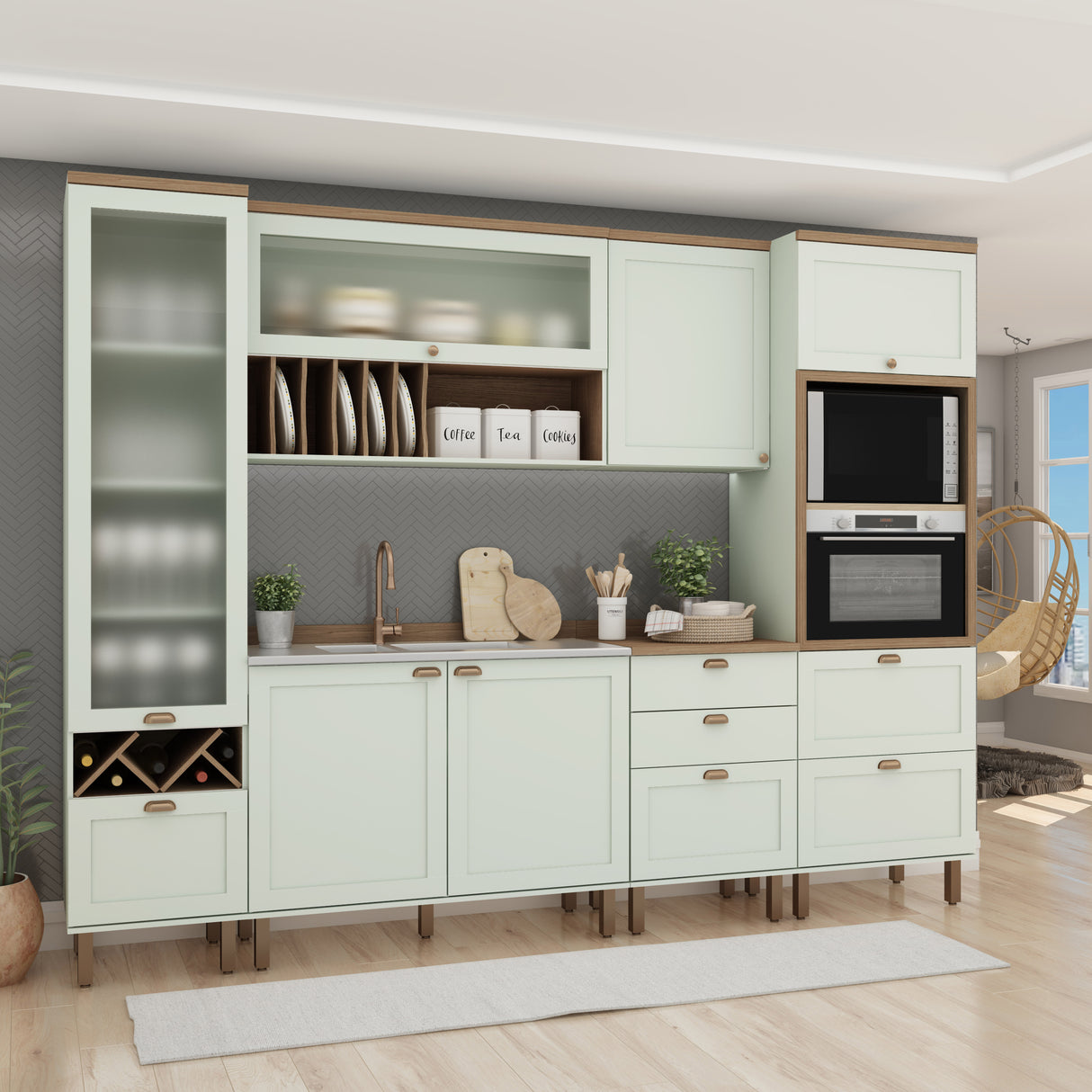 Set Muebles de Cocina Studio Menta Lizzet