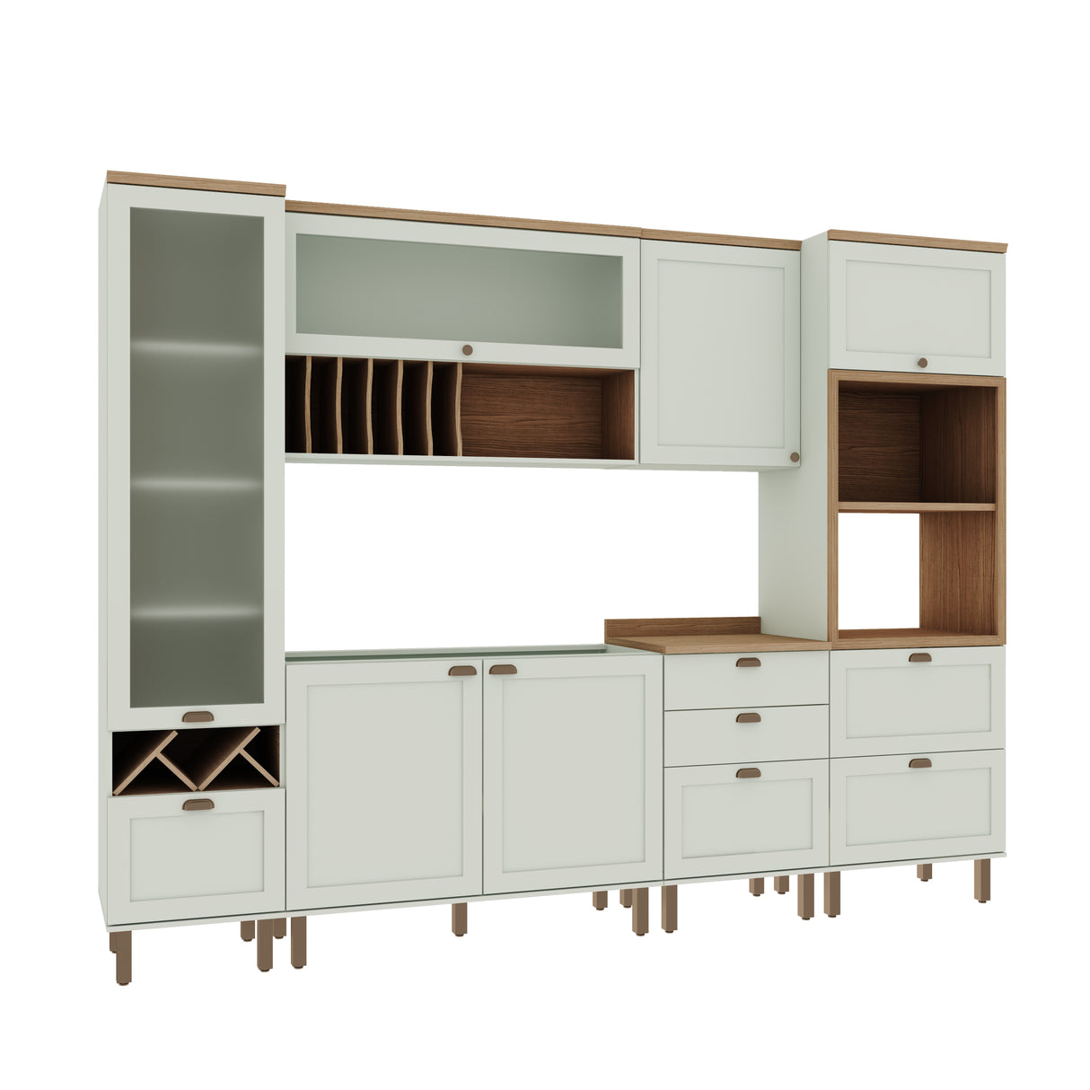 Set Muebles de Cocina Studio Menta Lizzet