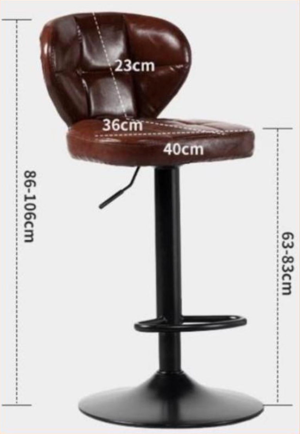 Pack 2 Sillas Taburete de Bar Oslo