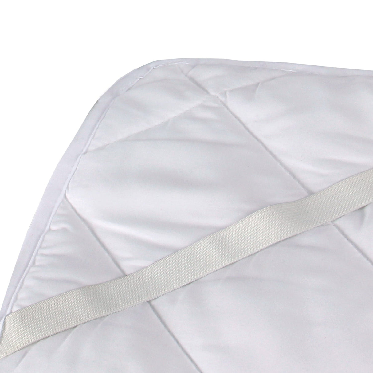 Cubre Colchón Microfibra 1,5 Plazas Blanco