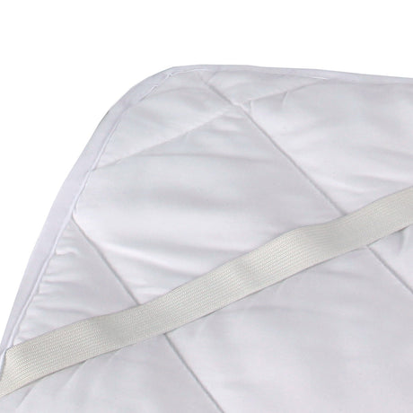 Cubre Colchón Microfibra 1,5 Plazas Blanco