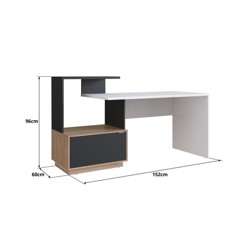 Escritorio Barcelona Emovell Blanco Madera B90.092
