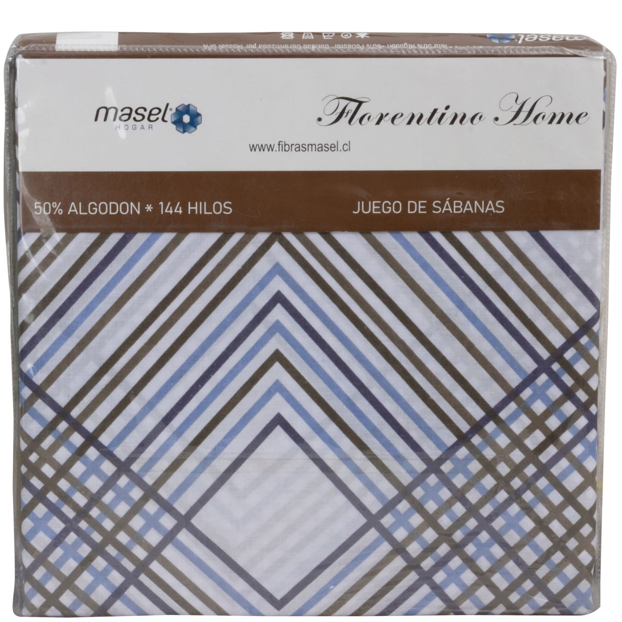 Juego de Sabanas Modelo Line 2 Plazas Taupe