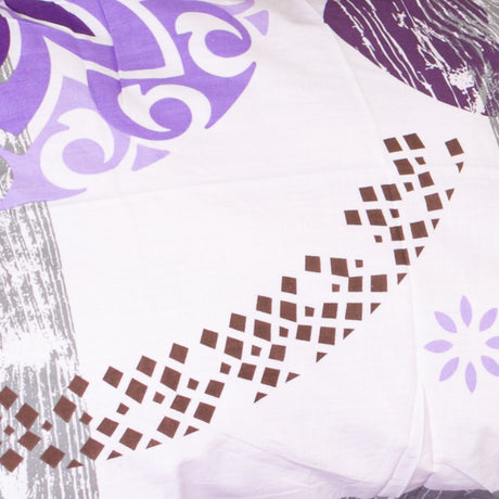 Juego de Sabanas Modelo Mandala Plaza KING Lila