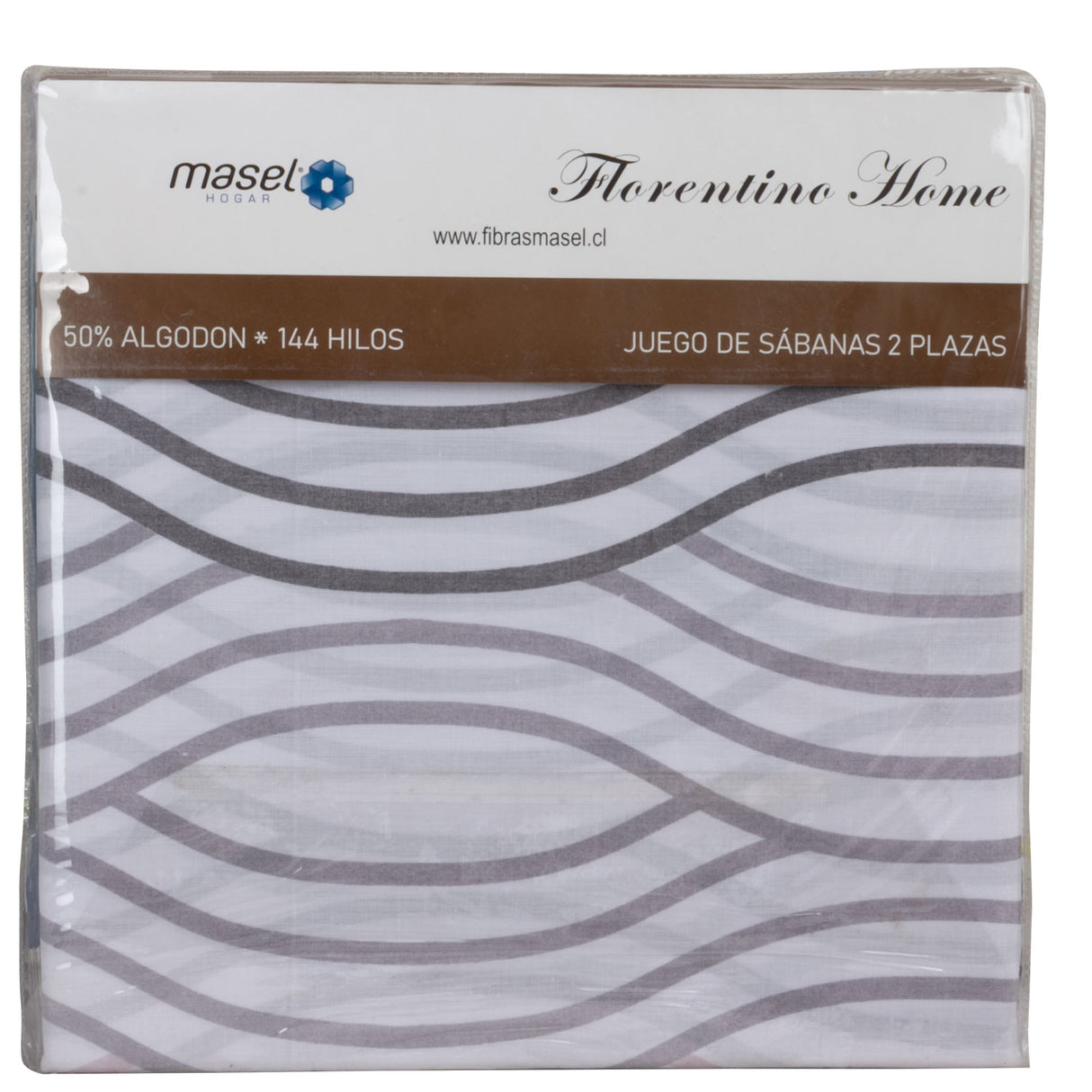 Juego de Sabanas Modelo Ondas Plaza KING Blue