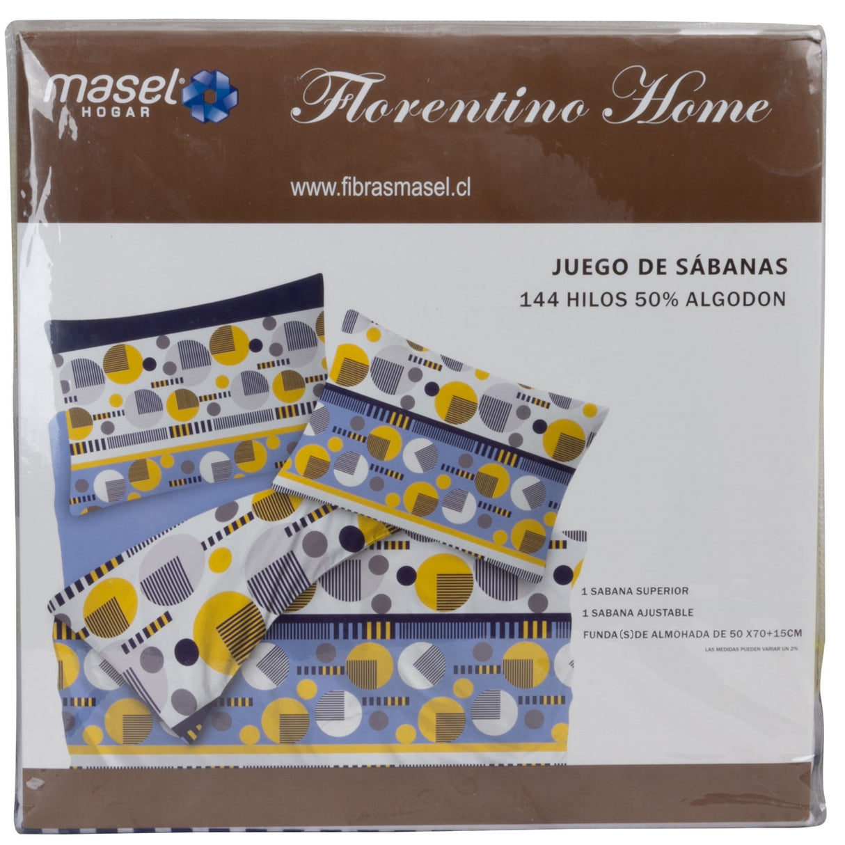 Juego de Sabanas Modelo Pacman Plaza KING Blue