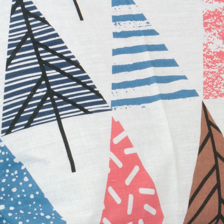 Juego de Sabanas Modelo Pinos Plaza KING Turquesa