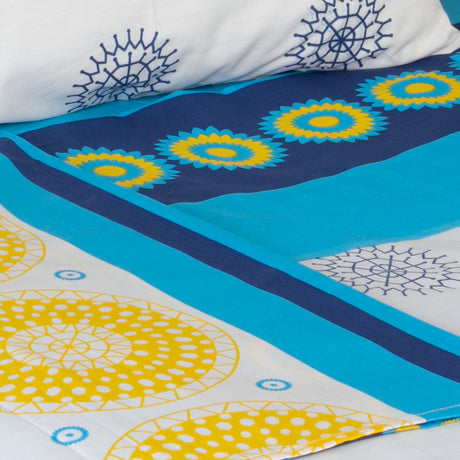 Juego de Sabanas Modelo Runas Plaza KING Calipso