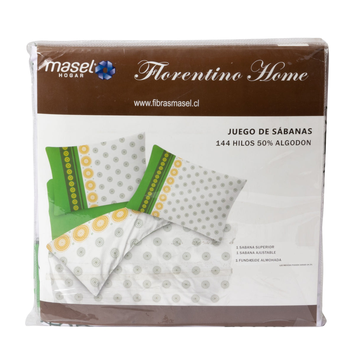 Juego de Sabanas Modelo Runas 1,5 Plazas Verde