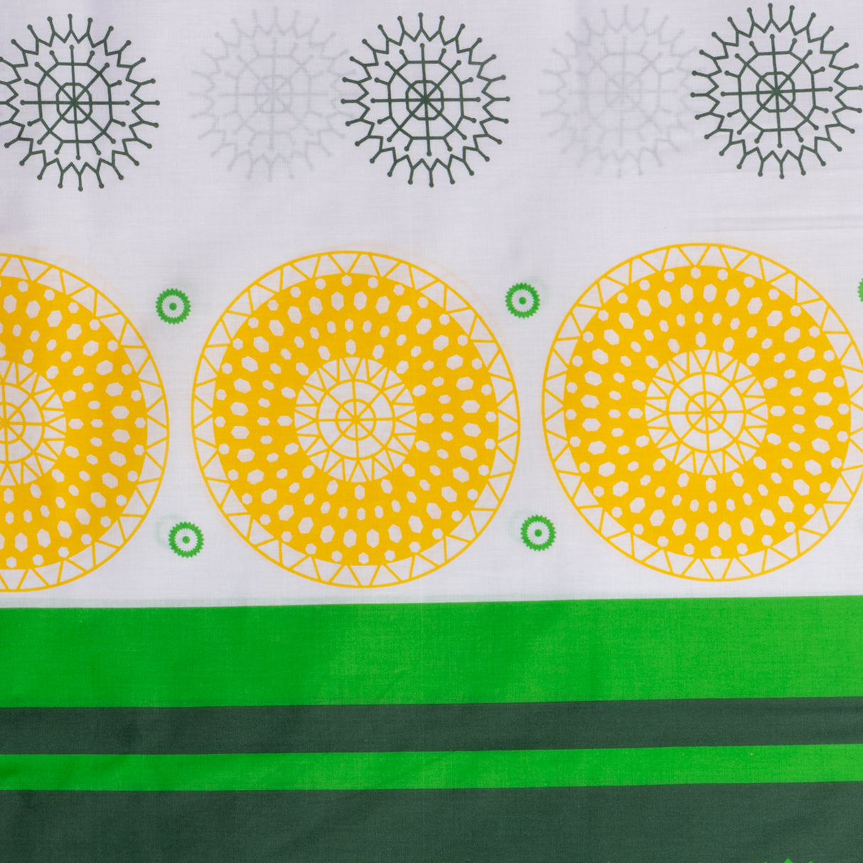 Juego de Sabanas Modelo Runas 1,5 Plazas Verde