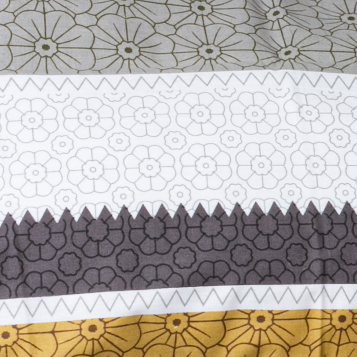 Juego de Sabanas Modelo Rayas Plaza KING Taupe