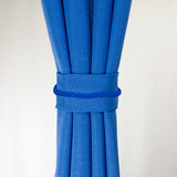 Set de Cortinas 8 Piezas Yasmin 140 x 225 cm Azul