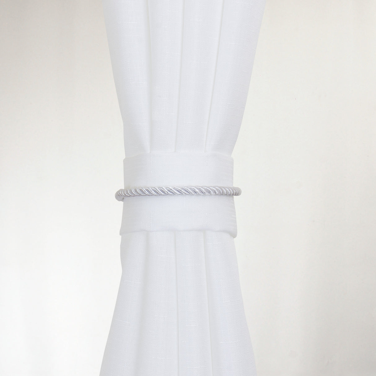 Set de Cortinas 8 Piezas Yasmin 140 x 225 cm Blanco