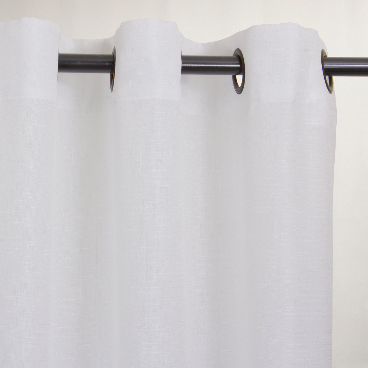 Set de Cortinas 8 Piezas Yasmin 140 x 225 cm Blanco