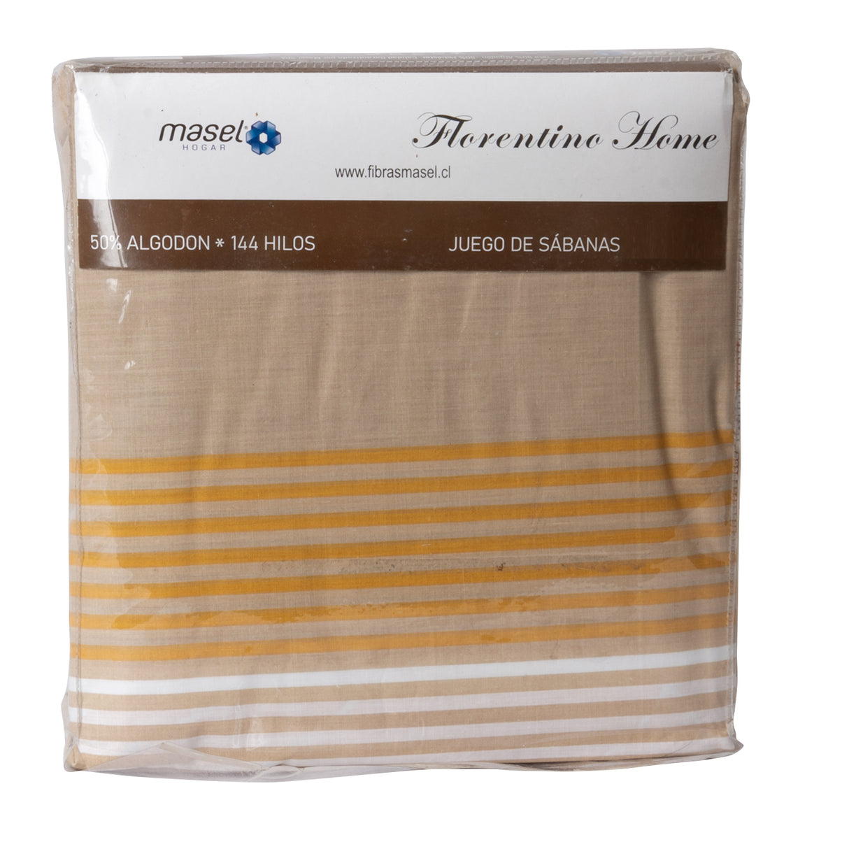 Juego de Sabanas Modelo Sinuo 1,5 Plazas Chocolate