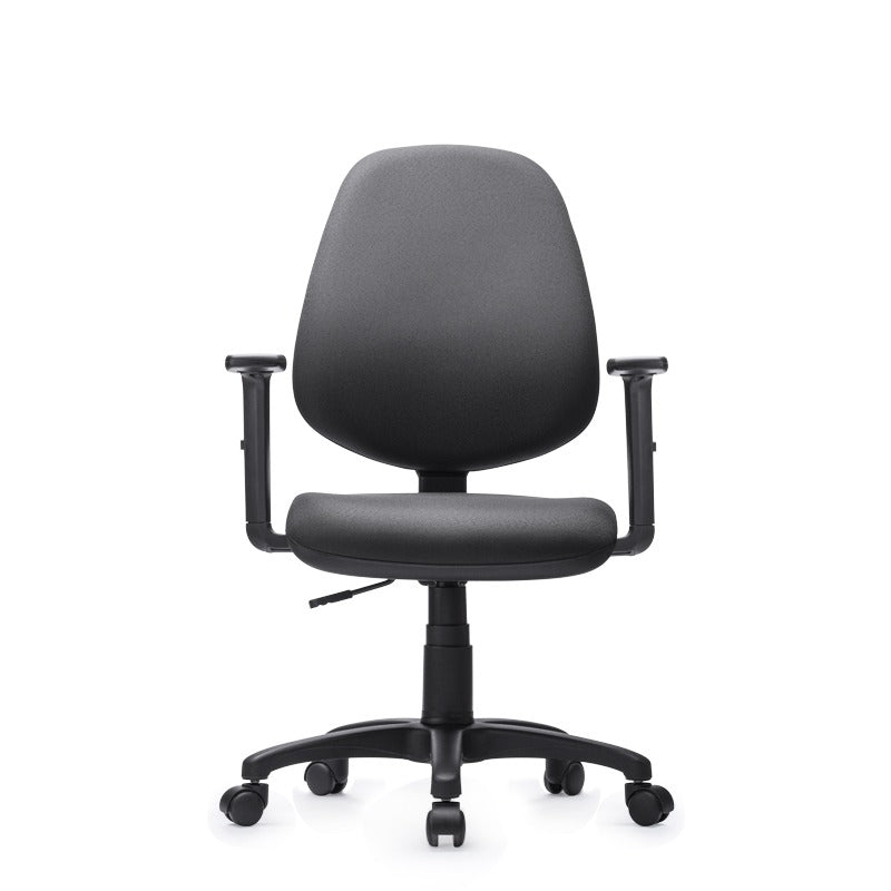 Silla de Oficina Task Alta Brazos Fijos - Tela o Eco Cuero