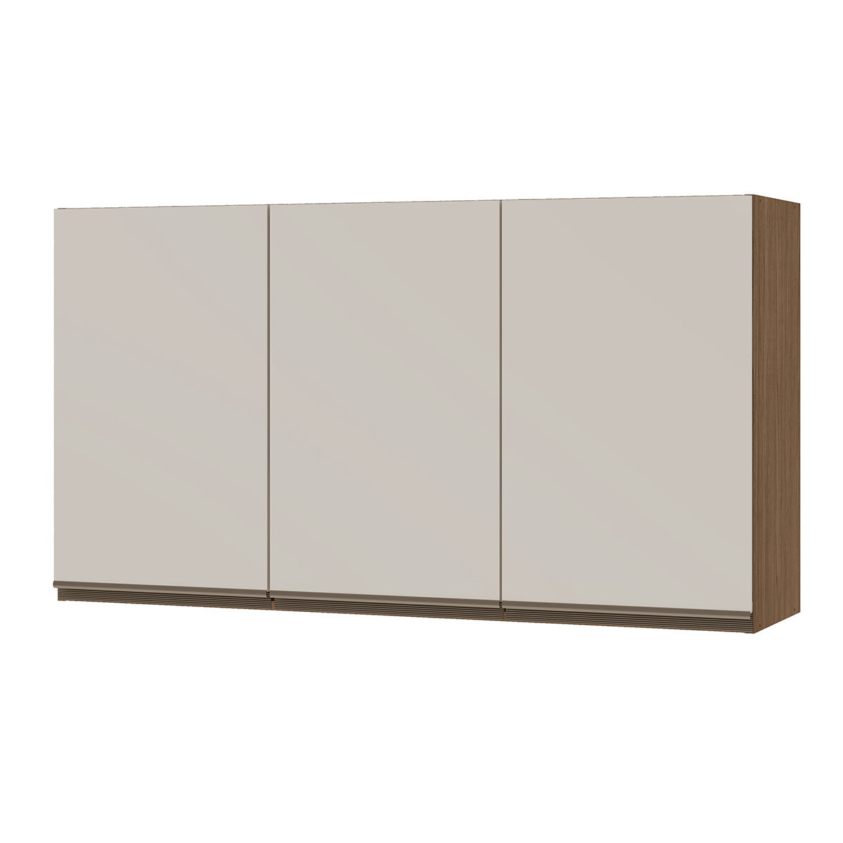 Mueble Mural de Cocina Aéreo 3 Puertas Conecta - Ebano Off White 1306M.0001