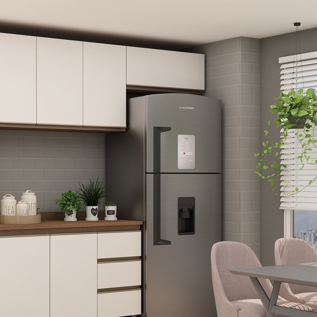 Mueble Mural de Cocina Aéreo 800 1 Puerta Conecta - Off White 1309M.0001