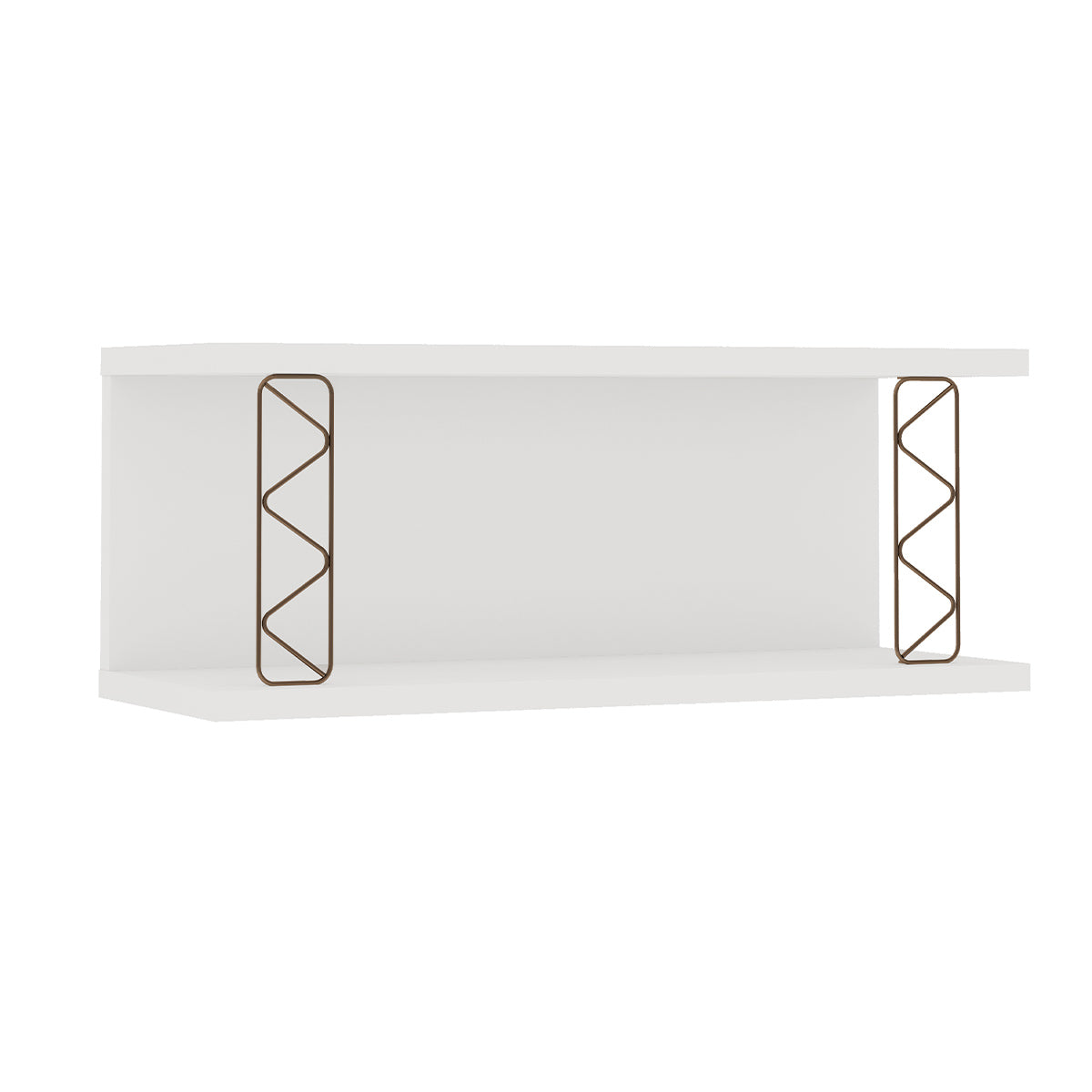 Repisa Doble 80 cm Studio - Blanco 1509.0002