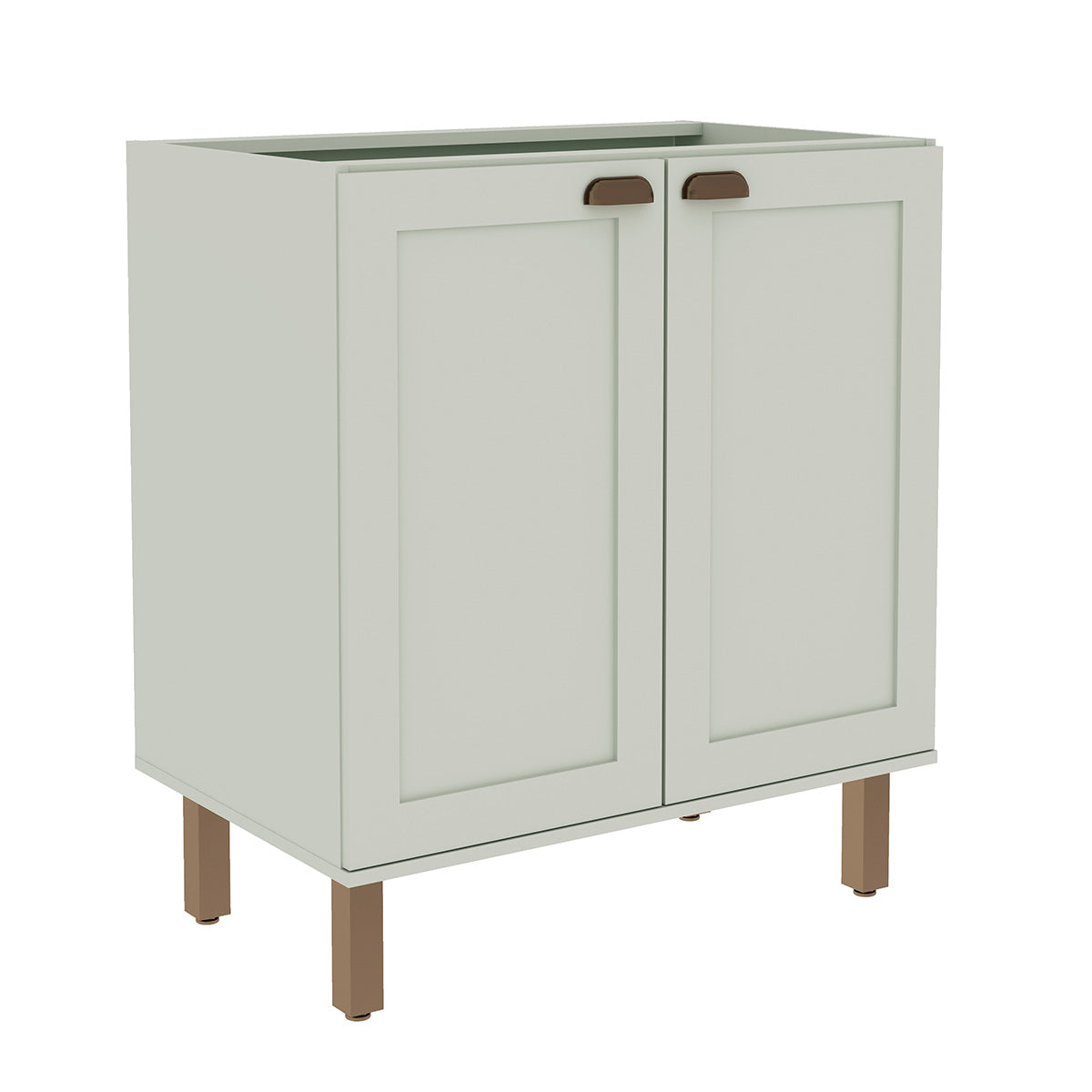 Mueble Base de Cocina 2 Puertas 800 Studio - Verde Menta 1529.0001
