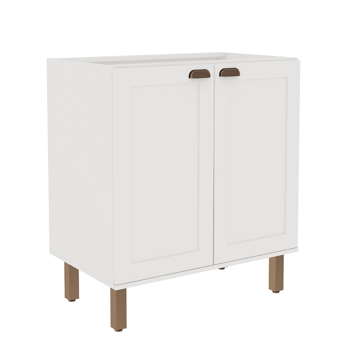 Mueble Base de Cocina 2 Puertas 800 Studio - Blanco 1529.0002