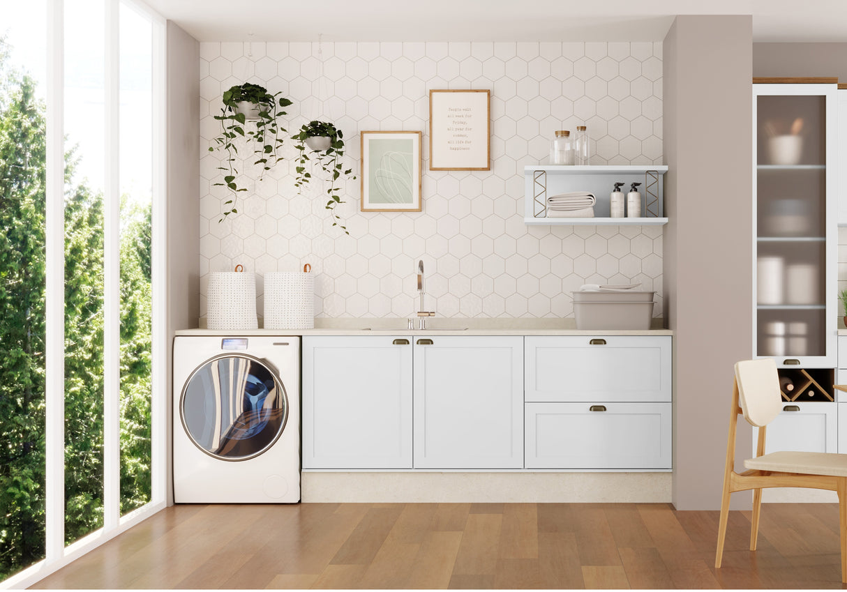 Set Muebles de Cocina Lavadero Blanco Melinda