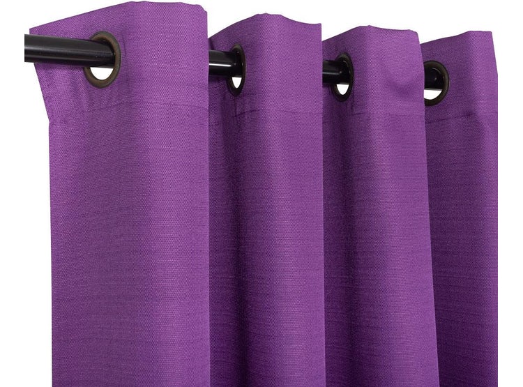 Juego de cortina nilo 2 paños riverland morado