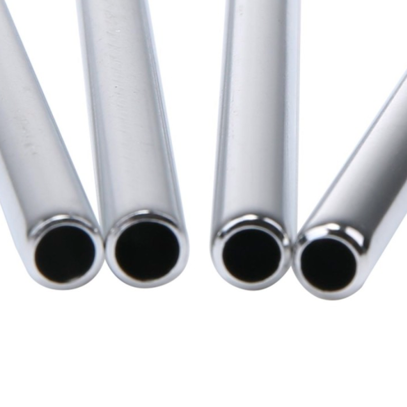 Set 4 Bombillas Acero Inoxidable + 1 Cepillo