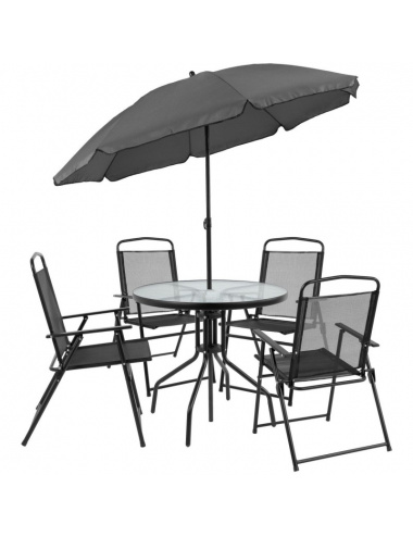 SET DE TERRAZA 4 SILLAS +...
