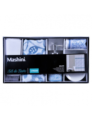 Set Cortina 6 Piezas Caja Olmo
