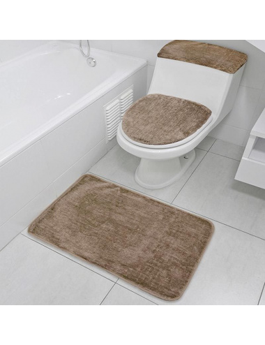 Set de Baño 3 Piezas Beige