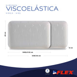 Cama Europea Calma Pocket King + Kit 2 Almohadas FLEX-H Viscoelásticas