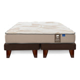 Cama Europea Dual Sensity 2 Plazas Box Base Dividida