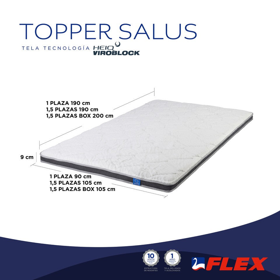 Topper Salus 1,5 Plazas Box