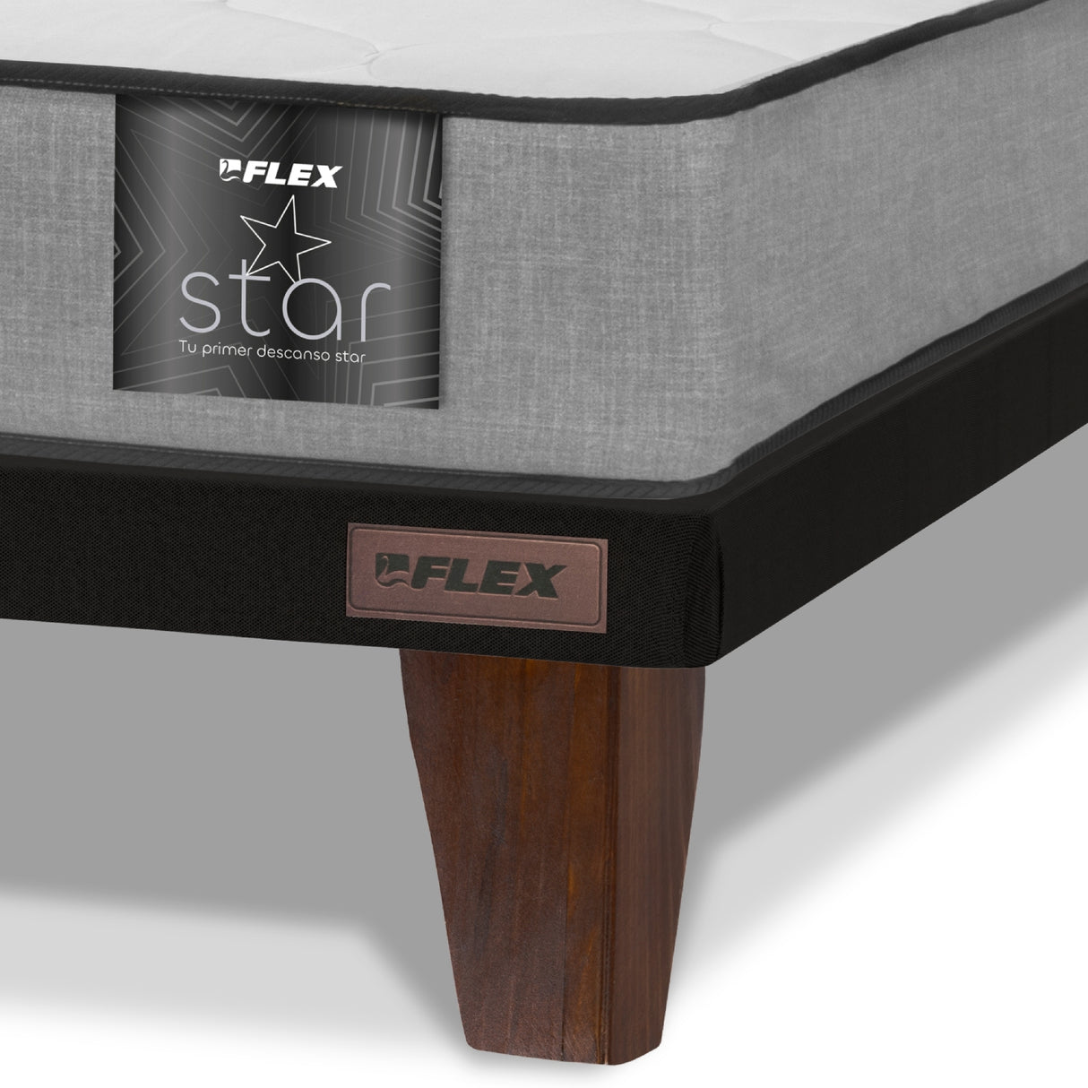 Cama Europea Flat Star 1.5 Plazas