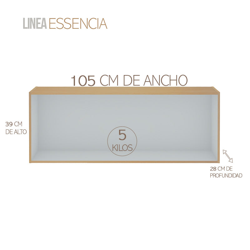 Mueble Mural de Cocina Aéreo 2 Puertas - Essencia 1015.0002