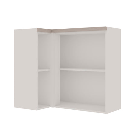 Mueble Aéreo Esquinero de Cocina 1 Puerta de Vidrio Empavonado 930 Studio - Fendi 1512.0003