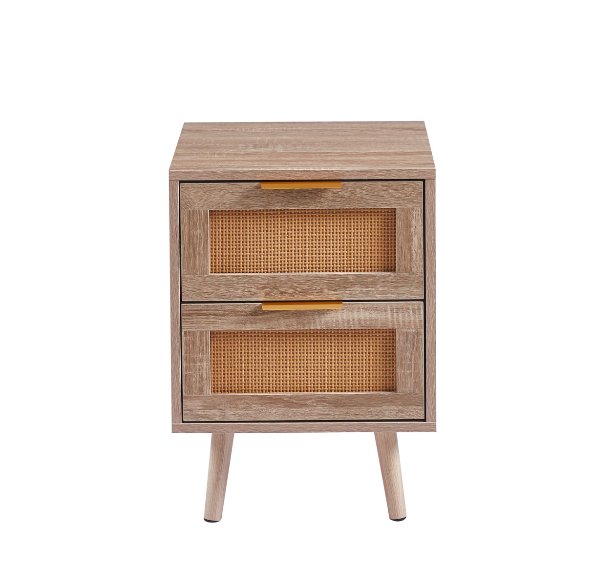 Velador Rattan Nordic 2 Cajones